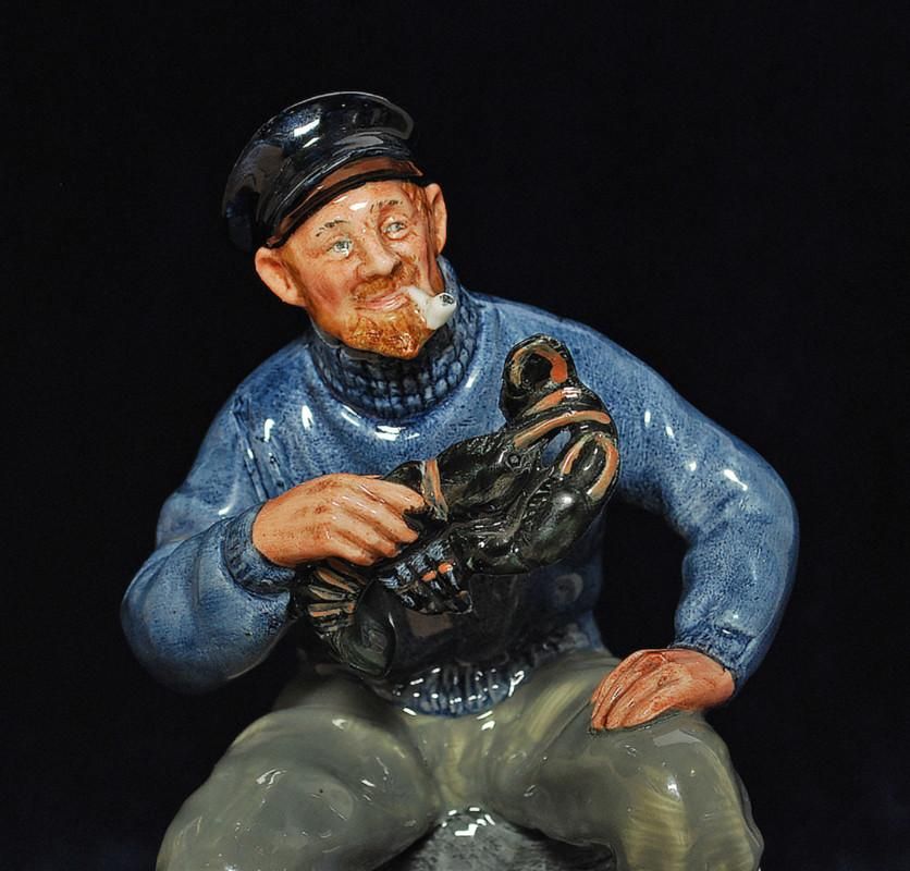 Royal Doulton Морской характер Краболов Роял Долтон керамика