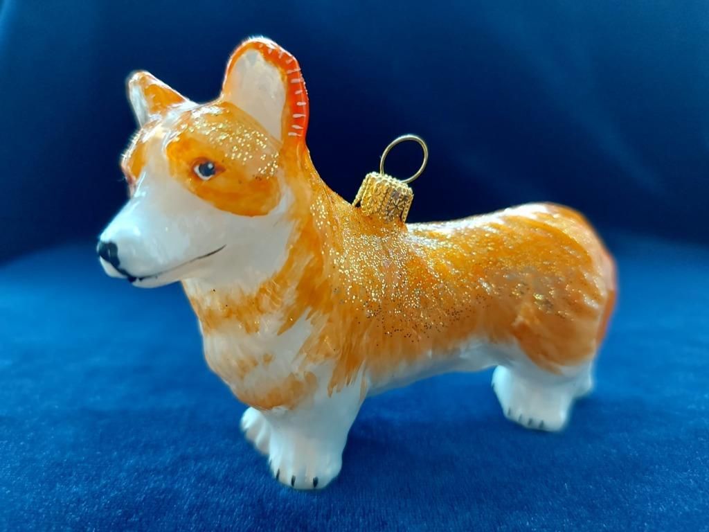 Игрушка корги ёлочная игрушка корги